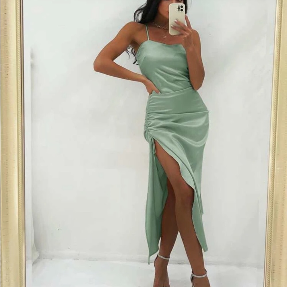 Satin dress